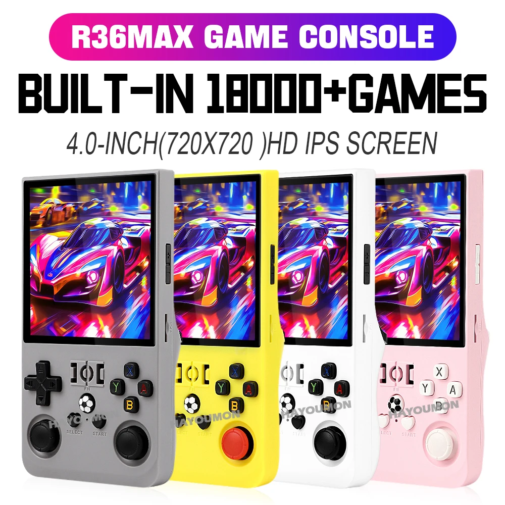 Gaming Console R36 Max - Lettore di giochi portatile R36 Max