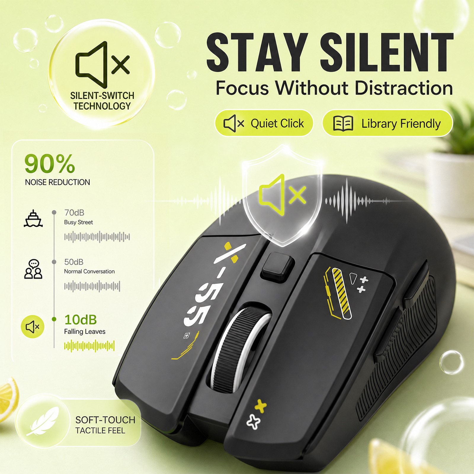 E‑YOOOSO X‑55, mouse wireless  - Gaming Console X55 recensione e prezzo