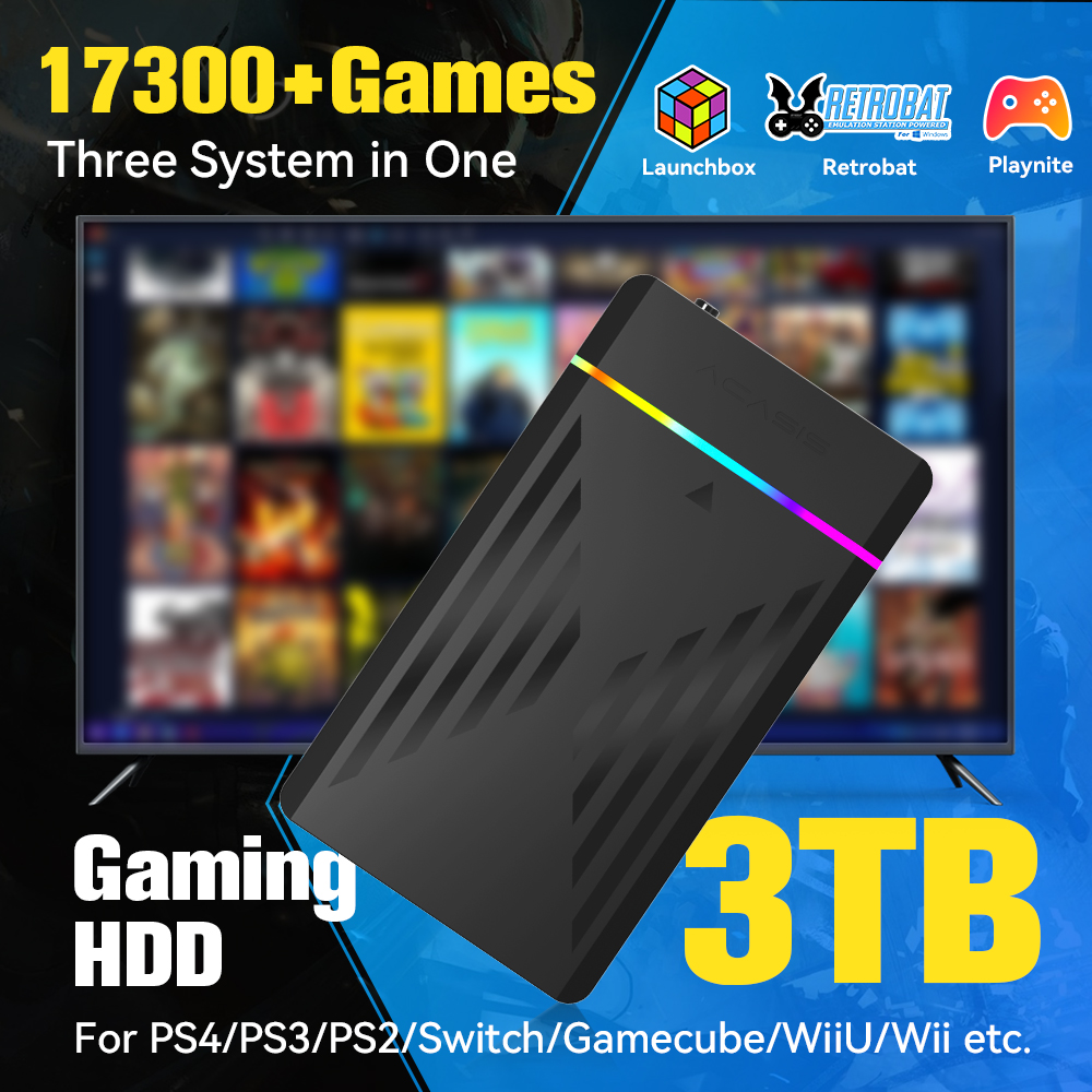 HDD da gioco portatile da 3 TB - Gaming Console Chinese recensione e prezzo